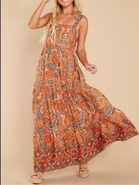 Paisley Midi Dress